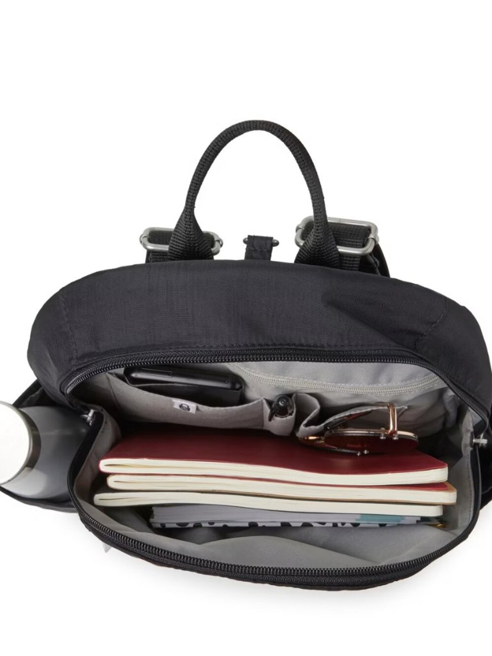baggallini Charcoal Securtex Anti-Theft Vacation Backpack/NWT - Picture 5 of 16